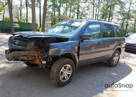 2004 Honda Pilot Ex-L из США, поврежденный, VIN 2HKYF18594H583118